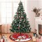 Skirt for a Christmas Tree Merry Christmas 36-Inch Tree Skirt,Red Tree Mat Decor for Christmas Xmas Happy New Year Festive Holiday Party Decorations